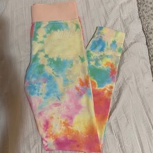 Nike tie dye high waist leggings
